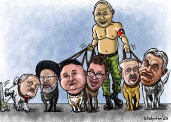 Ничтожные собаки на страже кровавого путинского режима