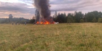 пригожин значился в списке пассажиров самолета, разбившегося в тверской области
